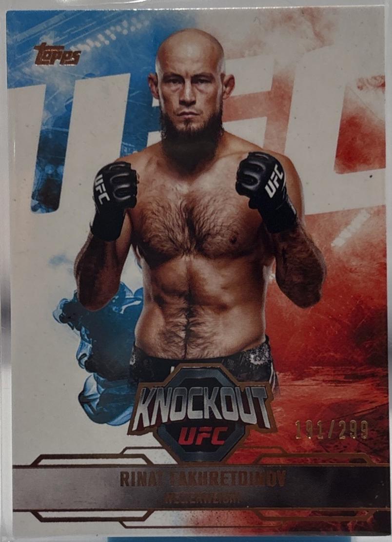 Rinat Fakhretdinov 2025 Topps Knockout UFC Base #53 Bronze