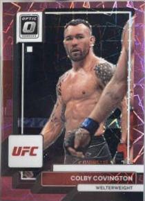 Colby Covington 2023 Panini Donruss Optic UFC Base #23 Pink Velocity