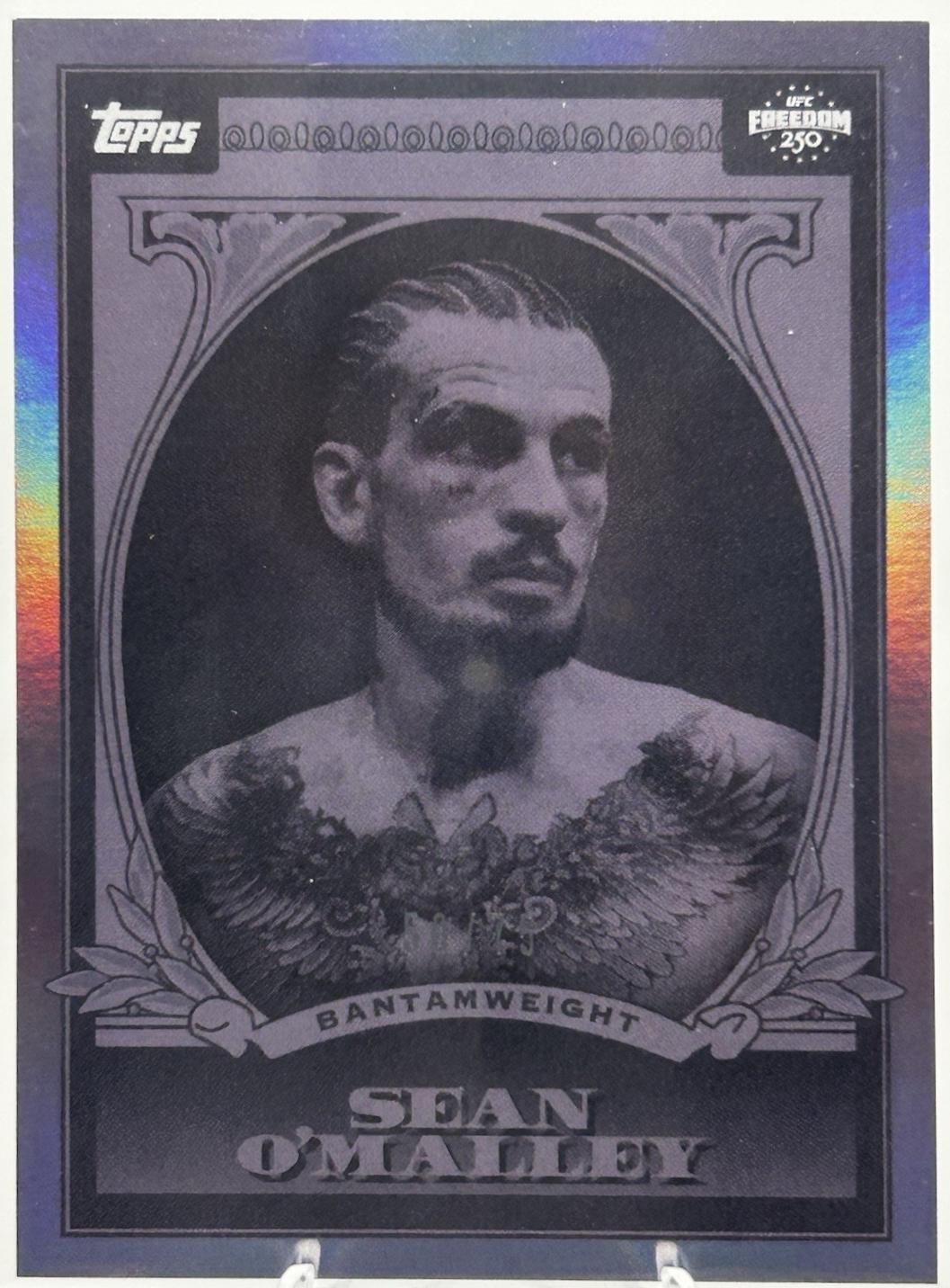 Sean O'Malley 2026 Topps UFC Freedom 250 UFC Dollar #UD-20 Purple