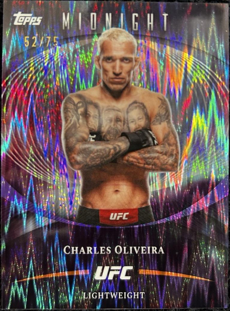 Charles Oliveira 2026 Topps Midnight UFC Base #43 Dusk