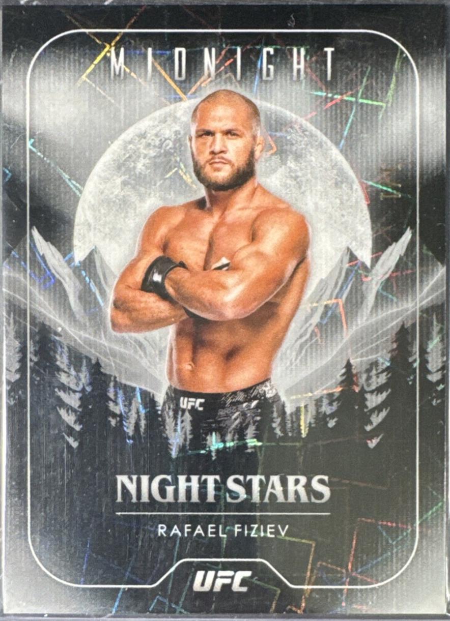 Rafael Fiziev 2024 Topps Midnight UFC Night Stars #NS-12 Black Light