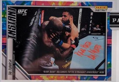 Tai Tuivasa 2022 Panini Instant UFC Base #11 Versicolor