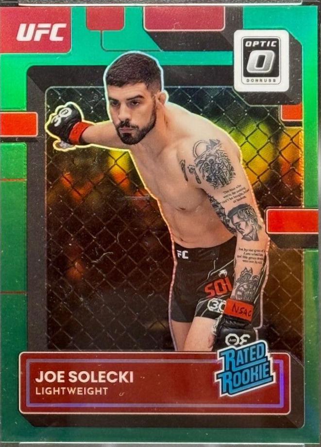 Joe Solecki 2023 Panini Donruss Optic UFC Base #117 Green