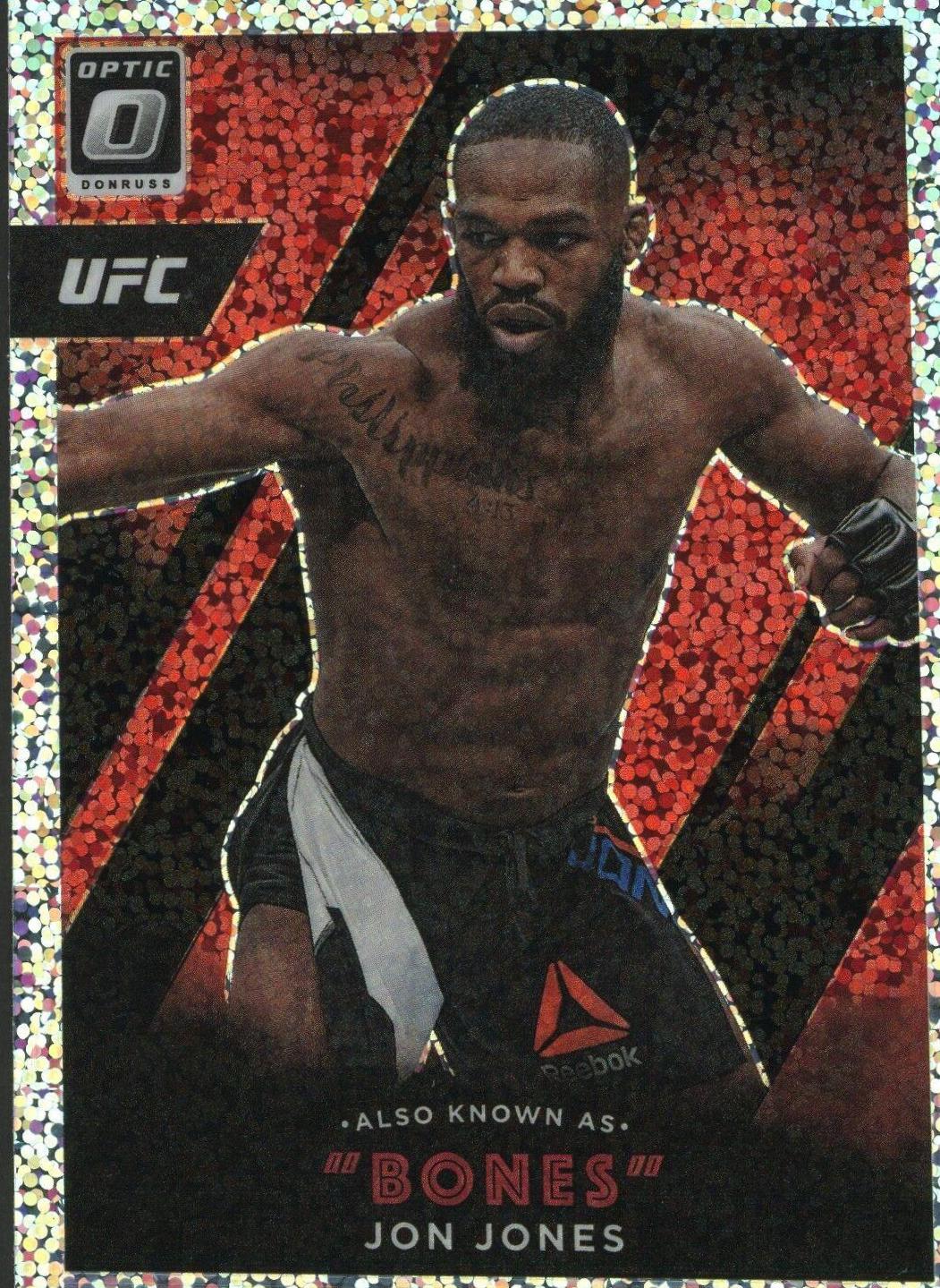 Jon Jones 2022 Panini Donruss Optic UFC Also Known As #18 White Sparkle