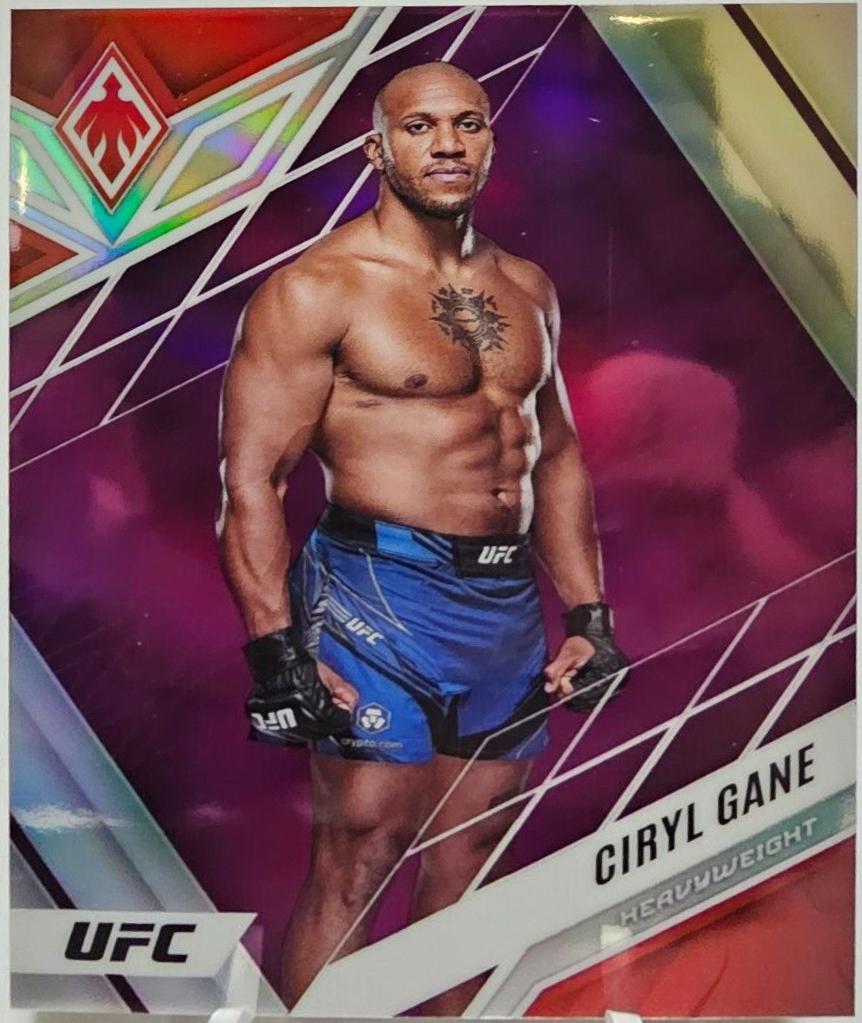 Ciryl Gane 2023 Panini Chronicles UFC Base Phoenix #309 Purple