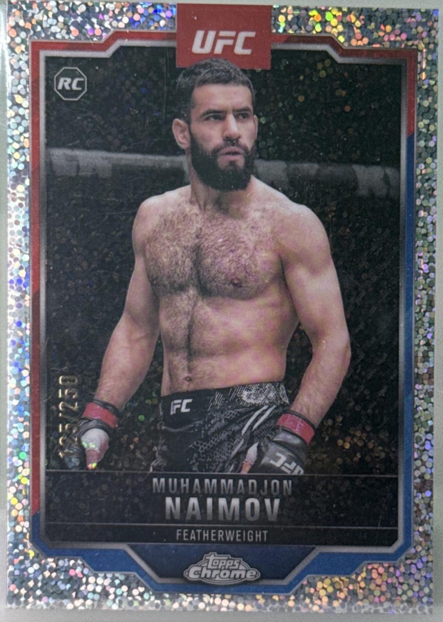 Belal Muhammad 2025 Topps Chrome UFC Base #126 Speckle Refractor
