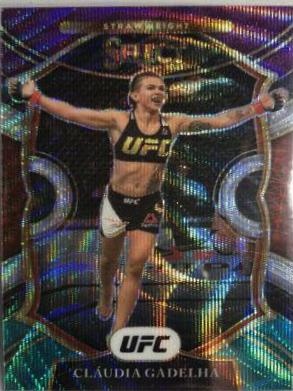 Claudia Gadelha 2021 Panini Select UFC Concourse #10 Tri Color