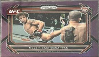 Melsik Baghdasaryan 2023 Panini Prizm UFC Base #77 Purple