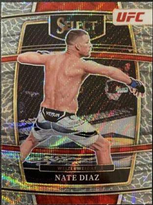 Nate Diaz 2022 Panini Select UFC Concourse #54 Elephant