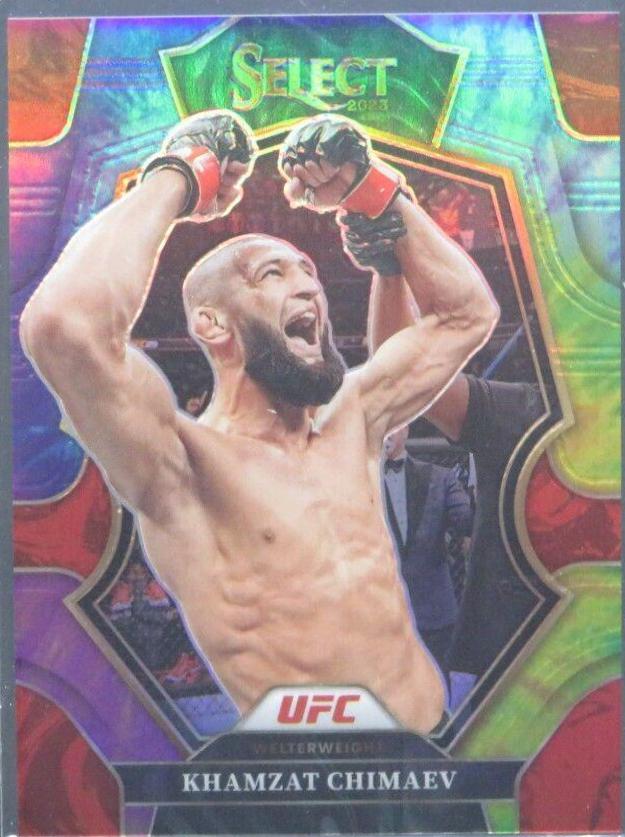 Khamzat Chimaev 2023 Panini Select UFC Mezzanine #364 Tie Dye