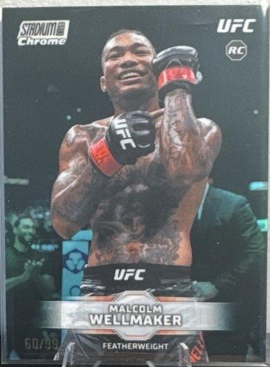 Malcolm Wellmaker 2026 Topps Stadium Club UFC Chrome Base #CB-168 Superfractor