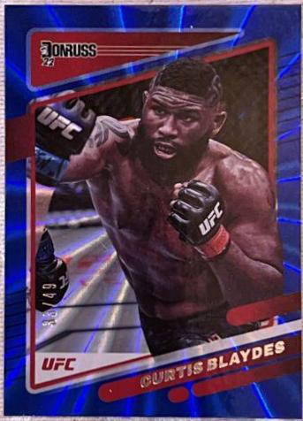 Curtis Blaydes 2022 Panini Donruss UFC Base #142 Laser