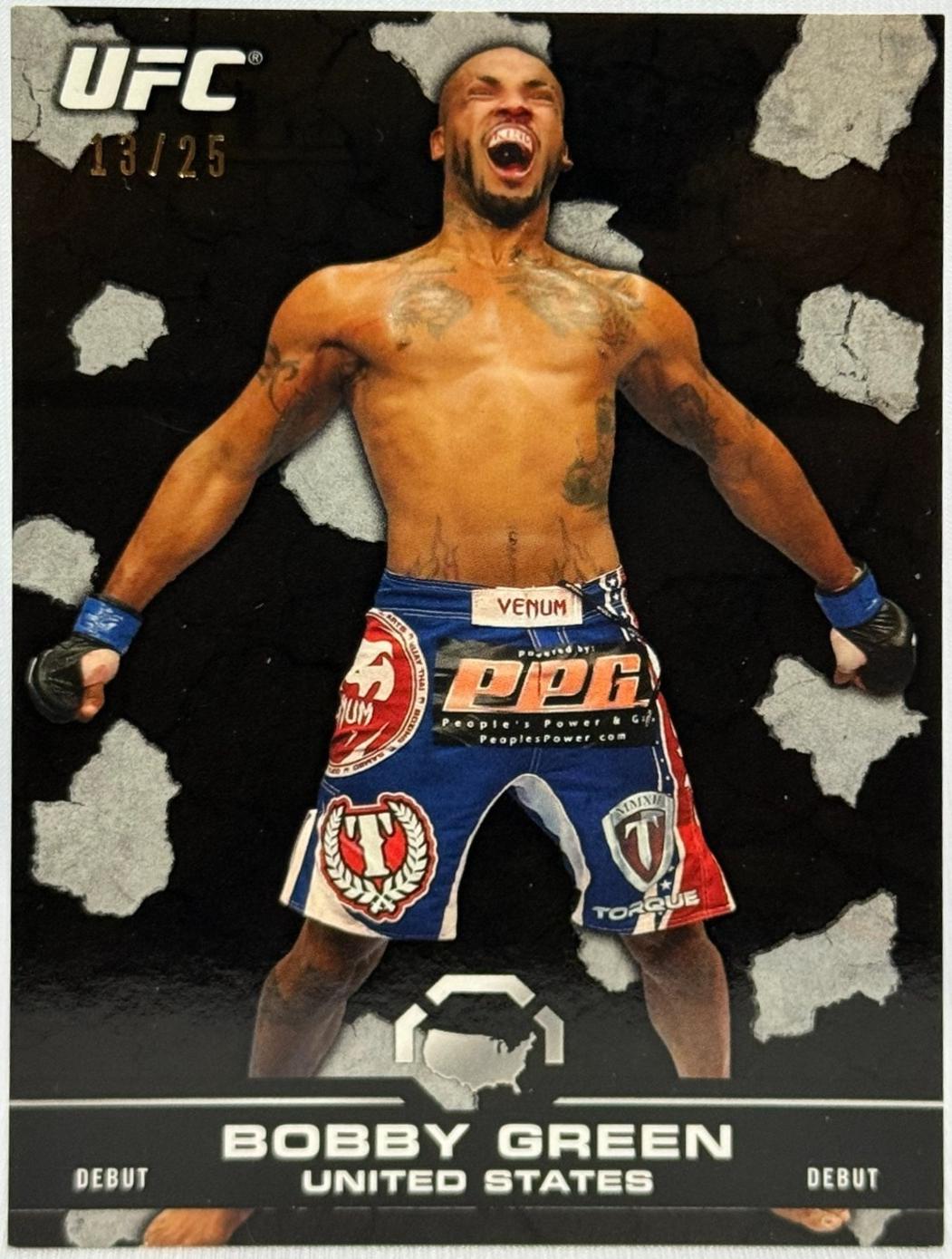 King Green 2013 Topps UFC Bloodlines Base #61 Black