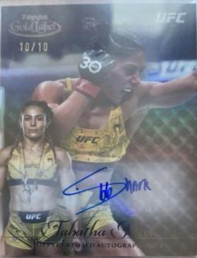Tabatha Ricci 2024 Topps Gold Label UFC Gold Label Autographs #GLA-TRI Gold