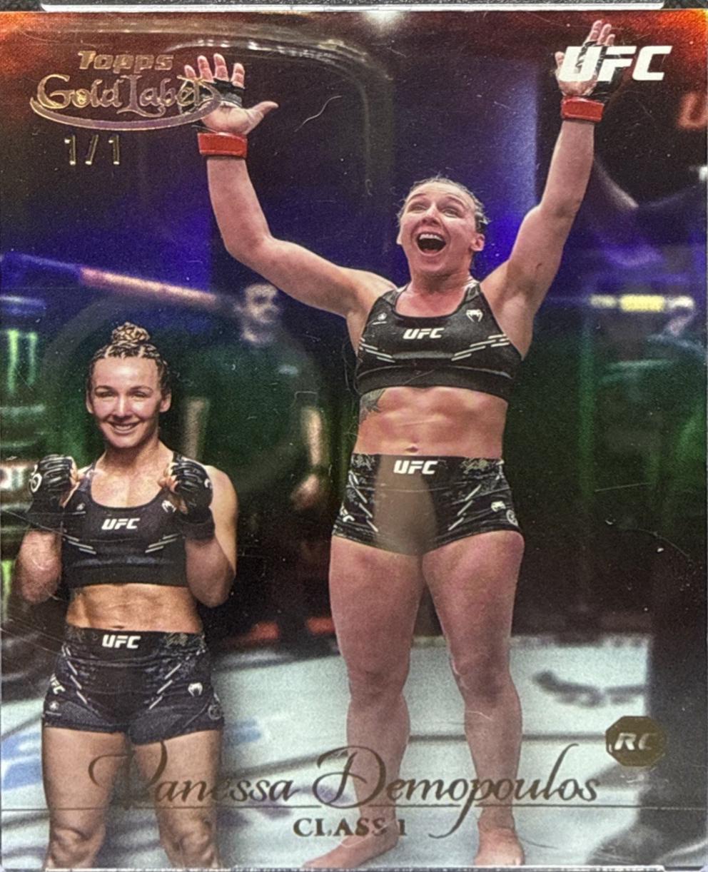 Vanessa Demopoulos 2024 Topps Gold Label UFC Base Class I #36 Gold