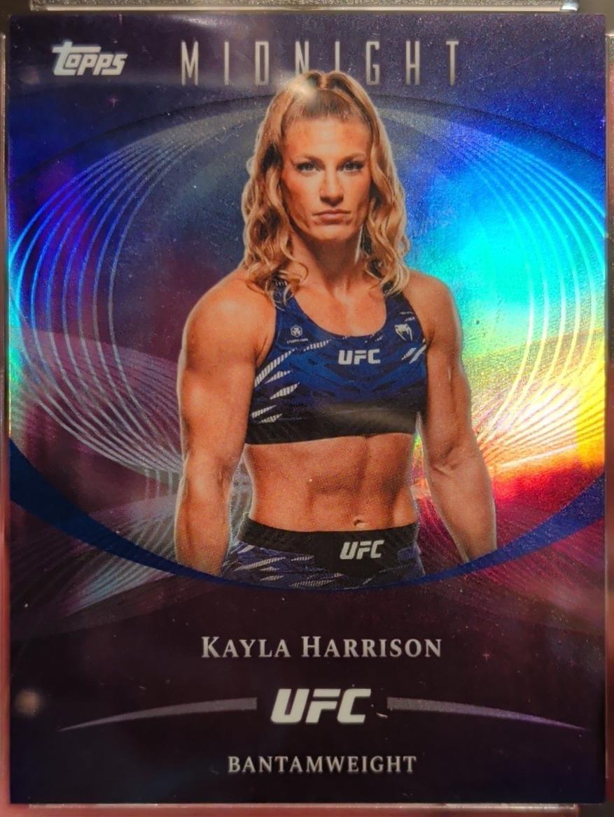 Kayla Harrison 2026 Topps Midnight UFC Base #60 Zodiac