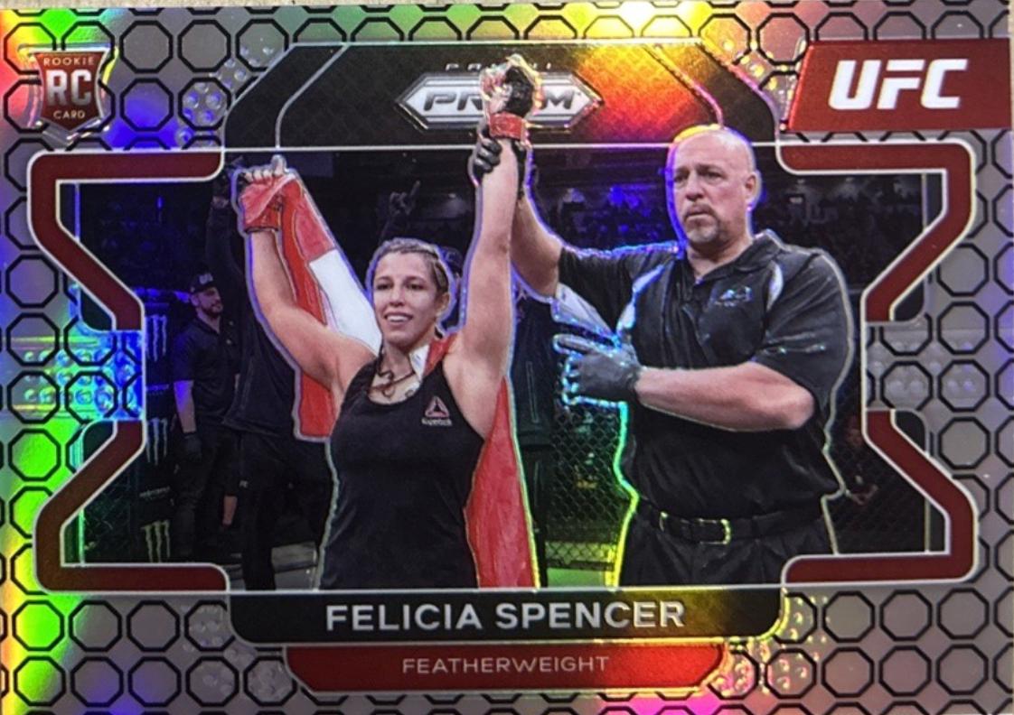 Felicia Spencer 2022 Panini Prizm UFC Base #41 Octagon