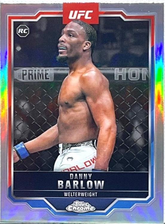 Danny Barlow 2025 Topps Chrome UFC Base #179 Refractor