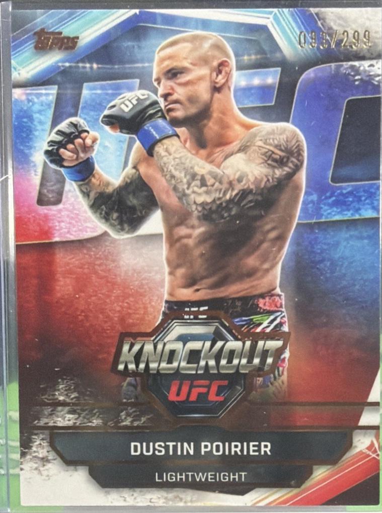 Dustin Poirier 2026 Topps Knockout UFC Base #28 Bronze