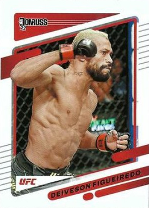Deiveson Figueiredo 2022 Panini Donruss UFC Base #67 Pink Laser
