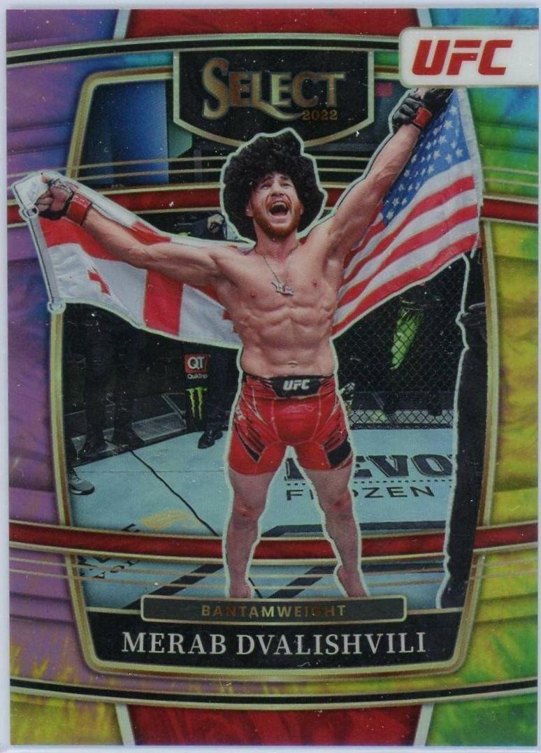 Merab Dvalishvili 2022 Panini Select UFC Concourse #26 Tie Dye
