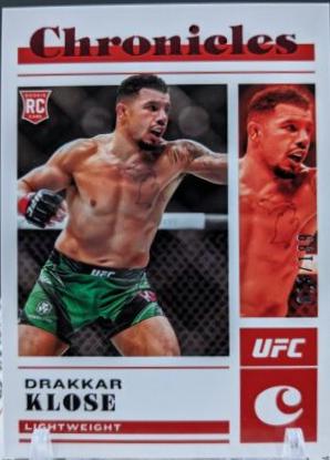 Drakkar Klose 2023 Panini Chronicles UFC Base Chronicles #98 Red