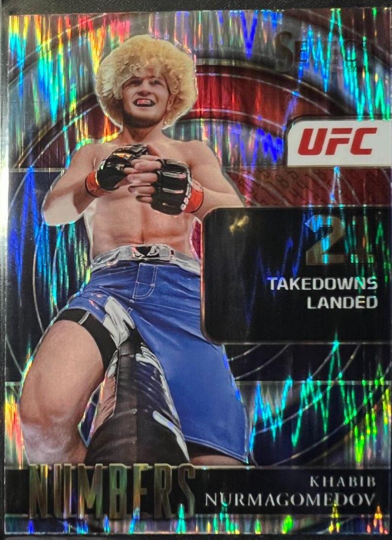 Khabib Nurmagomedov 2022 Panini Select UFC Select Numbers #12 Silver