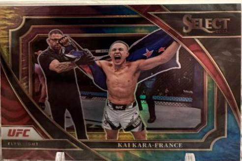 Kai Kara-France 2023 Panini Select UFC Mezzanine #395 Red Blue Base