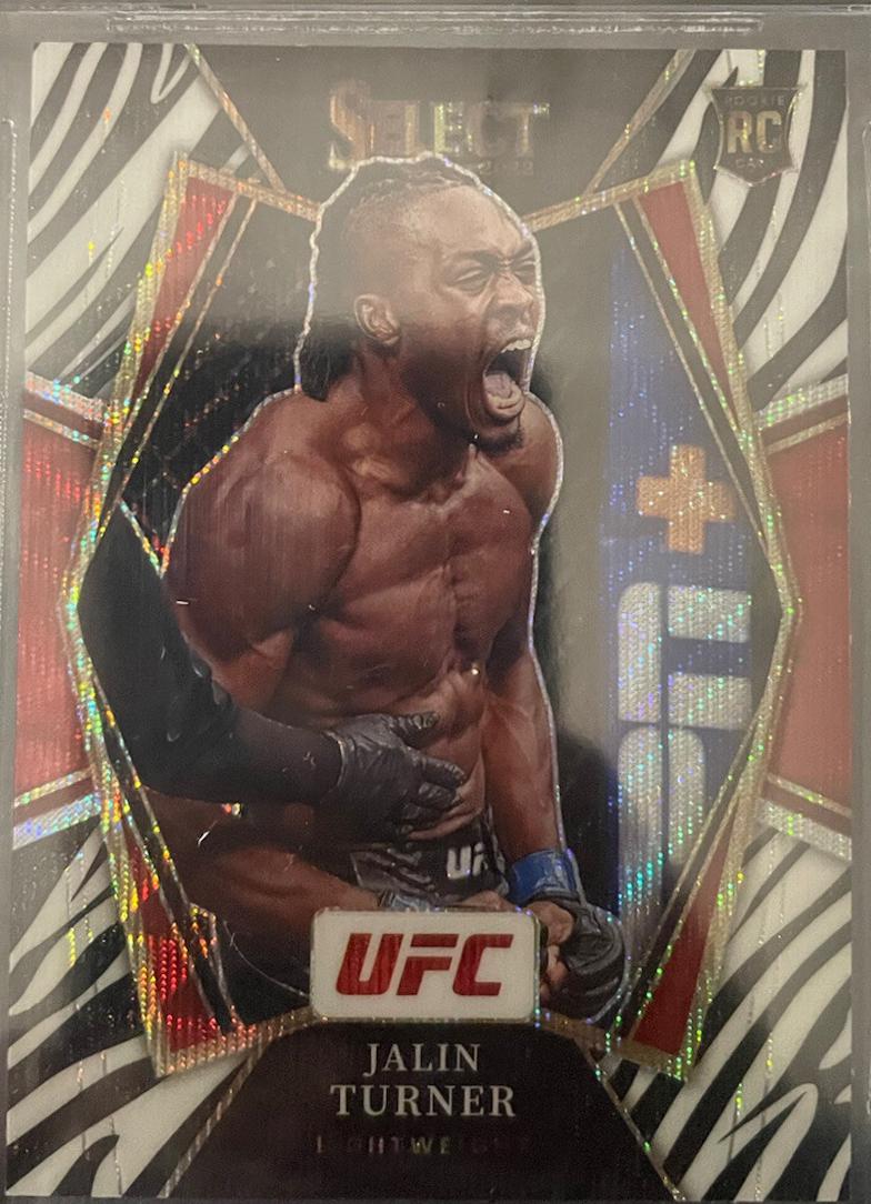 Jalin Turner 2022 Panini Select UFC Premier Level #140 Zebra