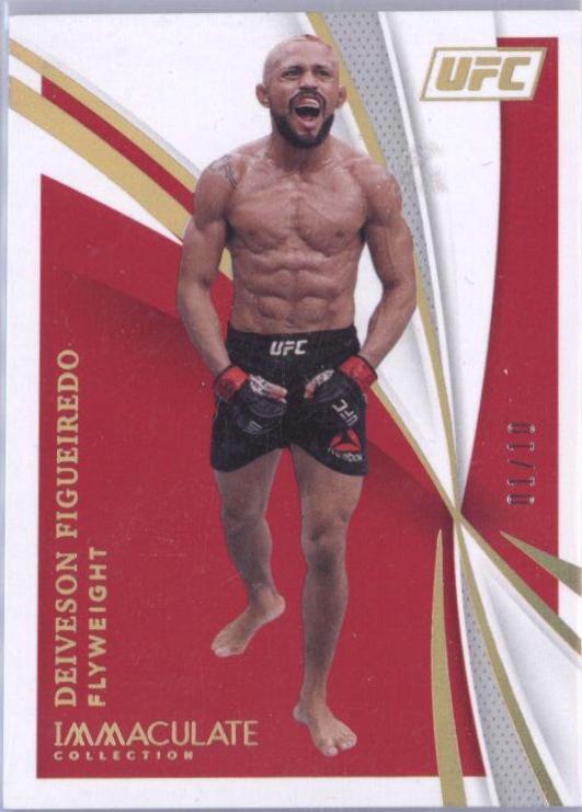 Deiveson Figueiredo 2021 Panini Immaculate UFC Base #9 Gold
