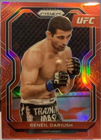 Beneil Dariush 2021 Panini Prizm UFC Base #28 Red