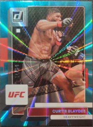 Curtis Blaydes 2023 Panini Donruss UFC Base #40 Blue Laser