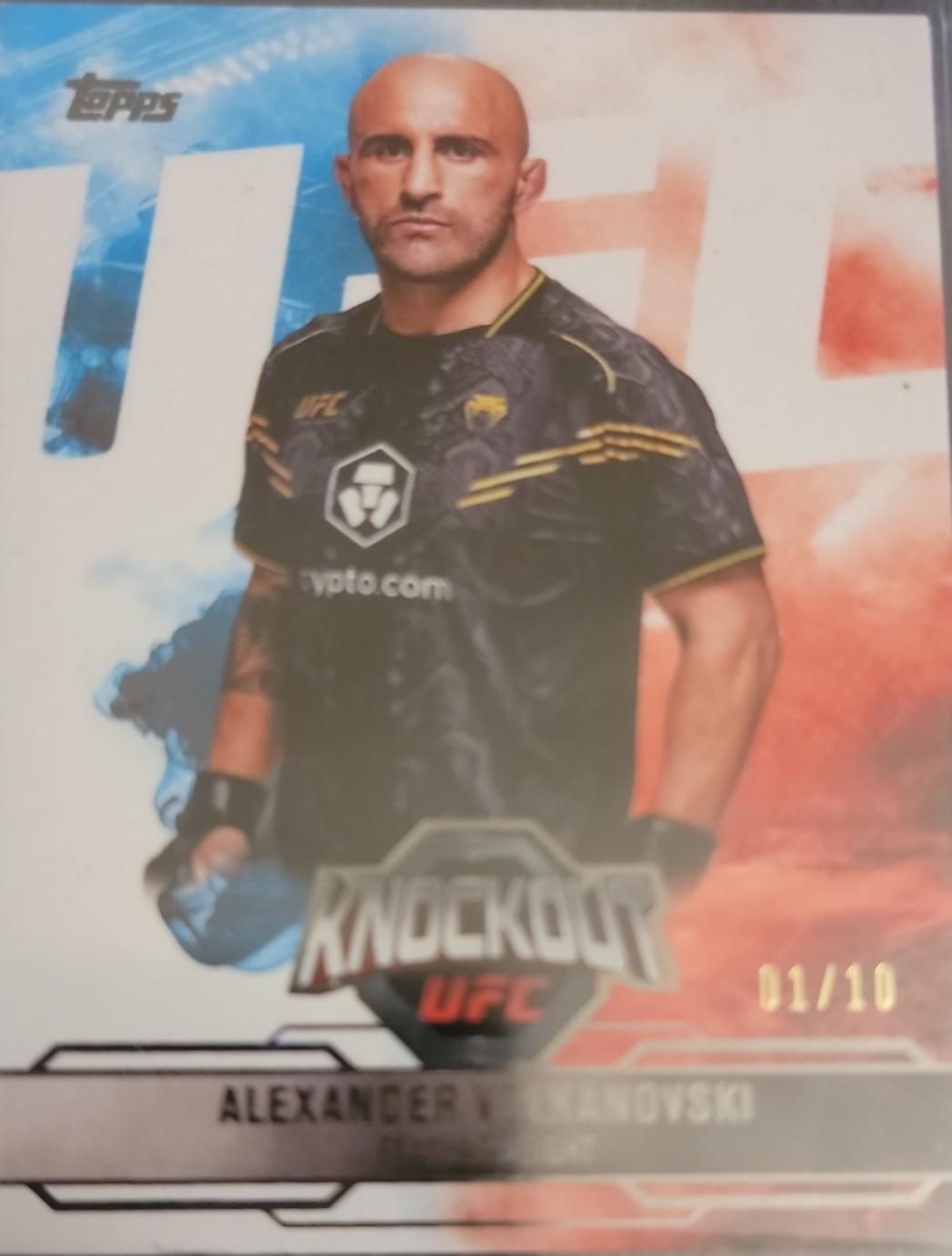 Alexander Volkanovski 2025 Topps Knockout UFC Base #25 Black