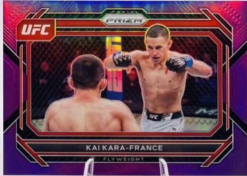 Kai Kara-France 2023 Panini Prizm UFC Base #15 Purple