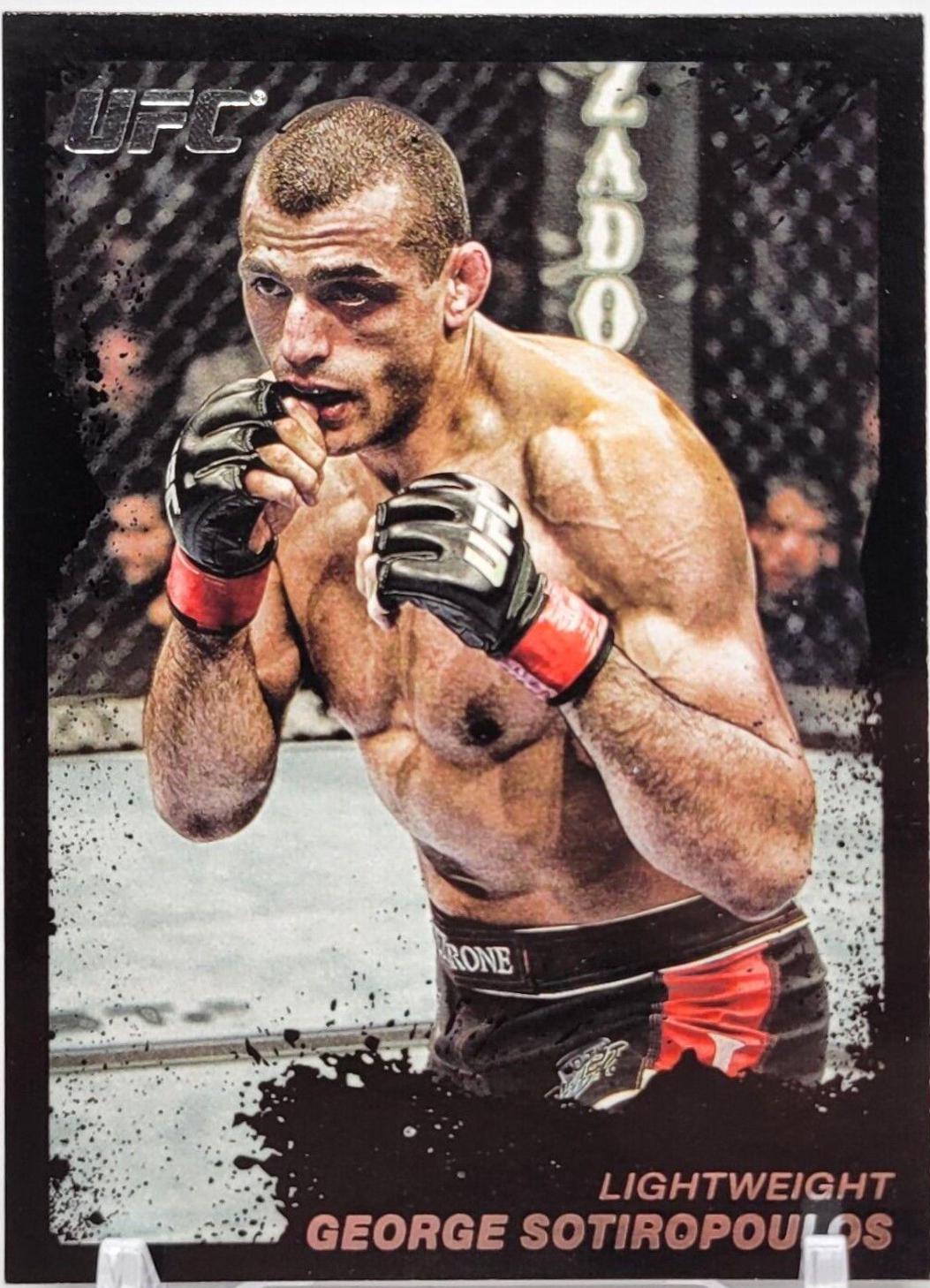 George Sotiropoulos 2011 Topps UFC Moment of Truth Base #20 Onyx