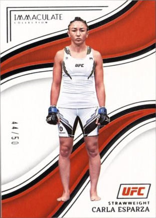 Carla Esparza 2023 Panini Immaculate Collection UFC Base #4 Green