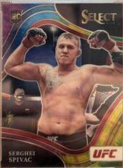 Serghei Spivac 2022 Panini Select UFC Octagonside #274 Tie Dye