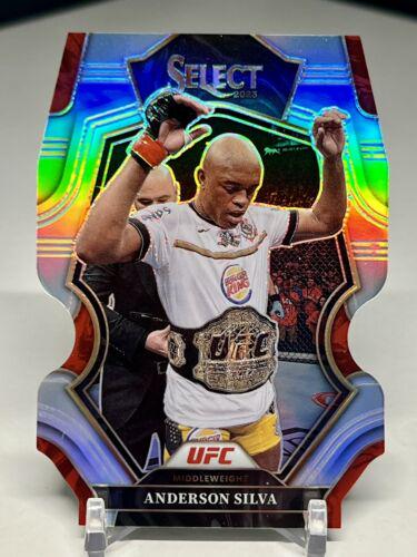 Anderson Silva 2023 Panini Select UFC Octagonside #214 Silver Die Cut