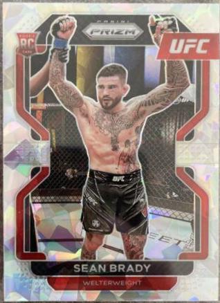 Sean Brady 2022 Panini Prizm UFC Base #162 Ice