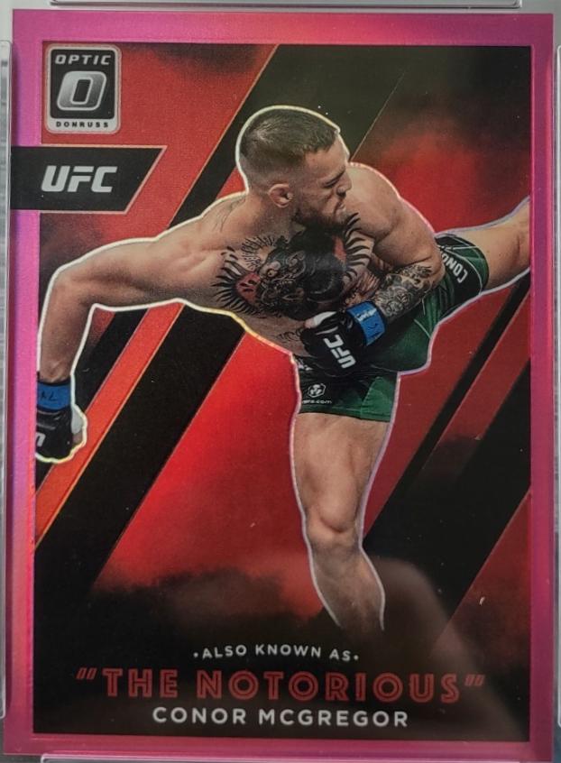 Conor McGregor 2022 Panini Donruss Optic UFC Also Known As #6 Pink