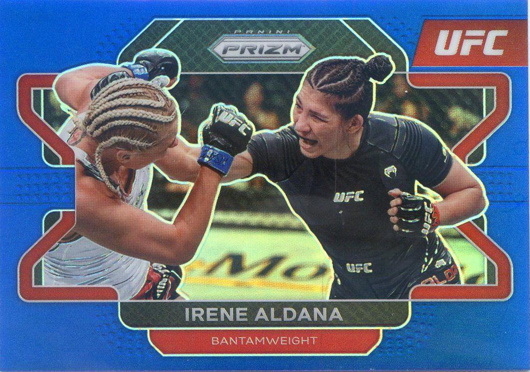 Irene Aldana 2022 Panini Prizm UFC Base #13 Blue