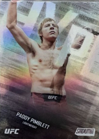 Paddy Pimblett 2025 Topps Stadium Club UFC Hype Machines #HM-18 Black