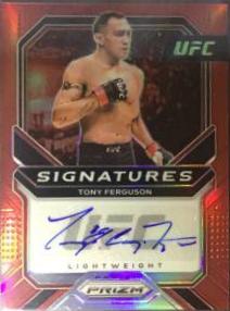Tony Ferguson 2021 Panini Prizm UFC Signatures #18 Black