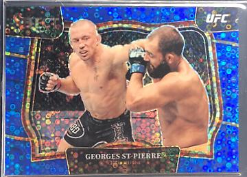Georges St-Pierre 2023 Panini Select UFC Octagonside #298 Blue Disco