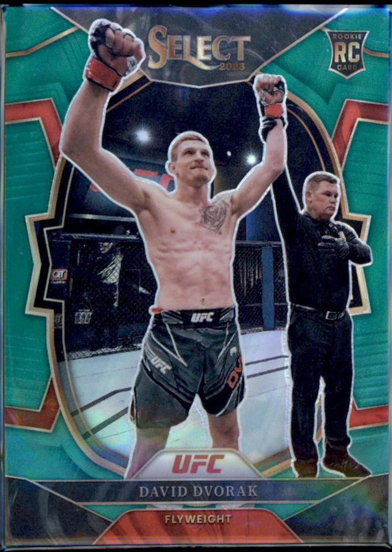 David Dvorak 2023 Panini Select UFC Concourse #42 Green