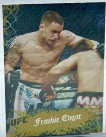 Frankie Edgar 2010 Topps UFC Main Event Base #51 Gold