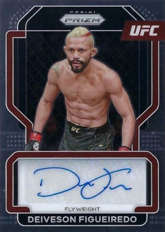 Deiveson Figueiredo 2022 Panini Prizm UFC Signatures #26 Black