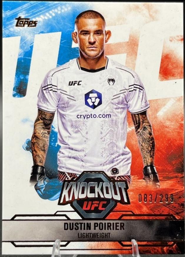 Dustin Poirier 2025 Topps Knockout UFC Base #10 Bronze