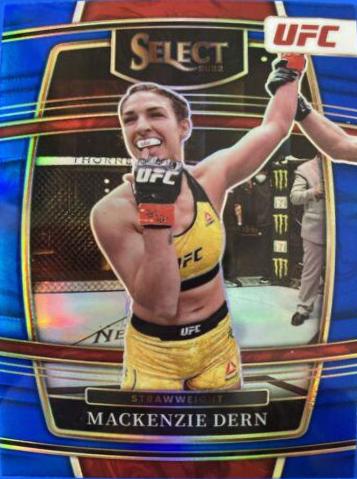 Mackenzie Dern 2022 Panini Select UFC Concourse #10 Blue