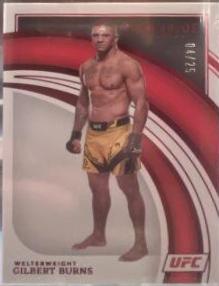 Gilbert Burns 2022 Panini Immaculate UFC Base #87 Red